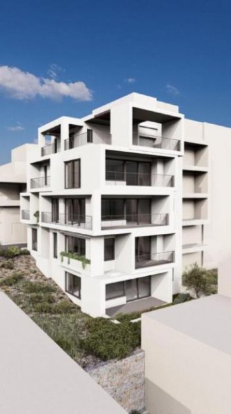 Agios Nikolaos Kreta, Agios Nikolaos: Modernes Luxus-Gartenapartment mit Panoramablick aufs Meer zu verkaufen Wohnung kaufen